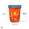 OXO-Zestaw 2pojemnikówL Twist and Stack Good Grips