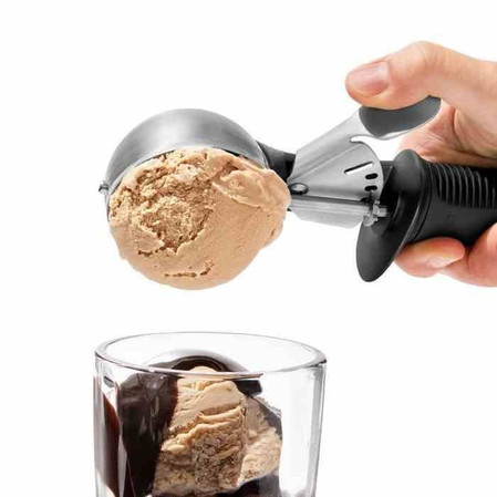 OXO-Łyżka/gałkownica do lodów czarna, Good Grips