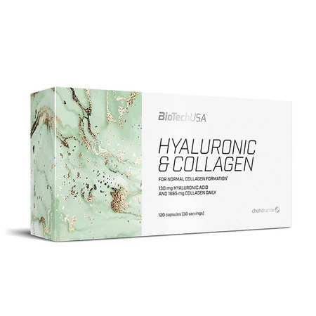 BioTech USA Hyaluronic & Collagen 120 kaps.