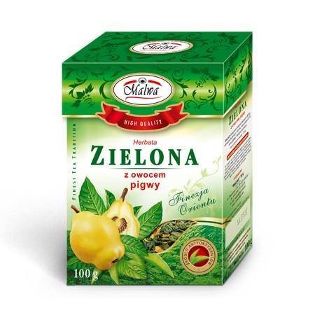 Herbata zielona z owocem pigwy 100g MALWA