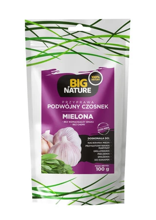 Big Nature Przyprawa Podwójny Czosnek 100 g