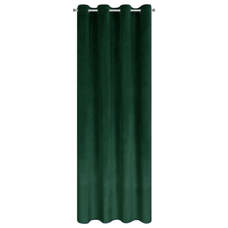 ZASŁONA GOTOWA ARIADNA 140 X 250 CM CIEMNOZIELONY