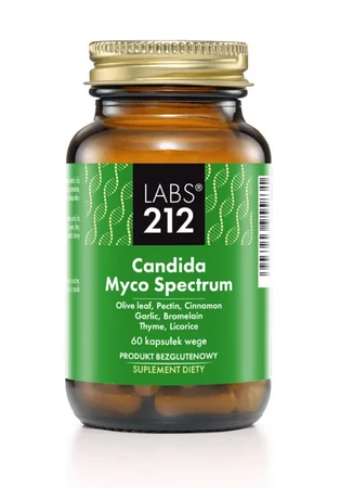 Labs212 Candida Myco Spectrum na wsparcie pracy jelit 60 kaps. wege