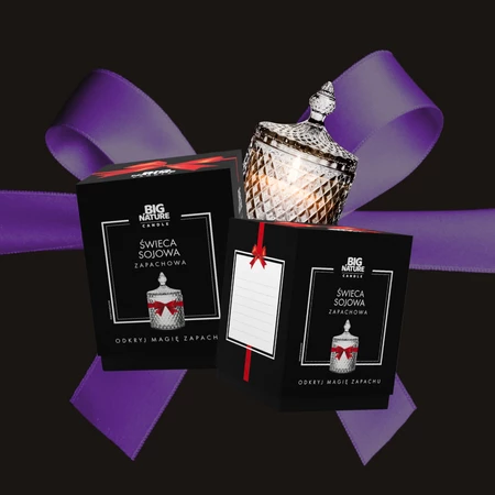 Świeca sojowa o zapachu LAWENDA 115g PREZENTOWA