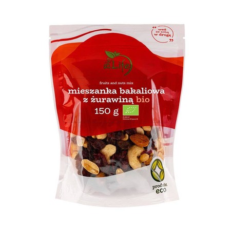 Mieszanka bakalii z żurawiną BIO 150 g