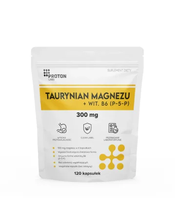 Proton Labs Taurynian magnezu + B6 120 kaps.