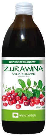 Żurawina sok 500ml ALTER MEDICA