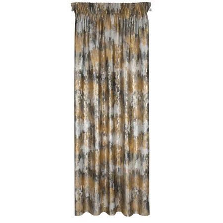 ZASŁONA GOTOWA TINA NA TAŚMIE 140 X 270 CM MUSZTARDOWY