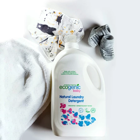 Ecogenic Baby, Hipoalergiczny płyn do prania ubranek dziecięcych, bezzapachowy, 2750 ml