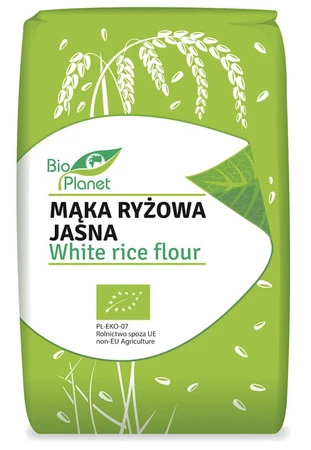 MĄKA RYŻOWA JASNA BIO 500 g - BIO PLANET