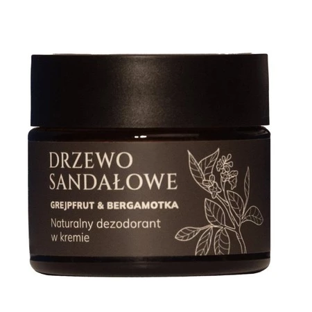 Drzewo Sandałowe naturalny dezodorant w kremie Grejpfrut &amp; Bergamotka 50ml