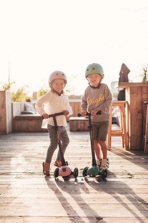 SCOOTANDRIDE Highwaykick 3 LED Hulajnoga składana ze świecącymi kółkami 3+ Rose