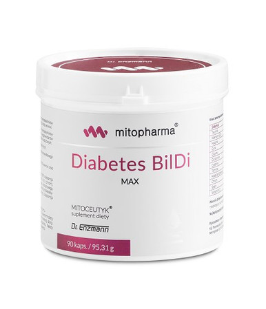 DR. ENZMANN MSE Diabetes BilDi MAX (90 kaps.)