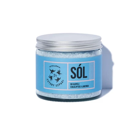 Cztery Szpaki, Sól do kąpieli Eukaliptus i Lawenda, 320g