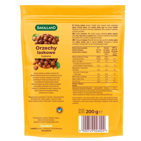 Bakalland Orzechy laskowe 200g