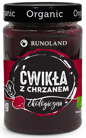 RUNOLAND ĆWIKŁA Z CHRZANEM BIO 300g