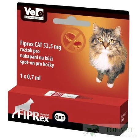 FIPREX Spot-On KOT Krople na kleszcze pchły 1szt.