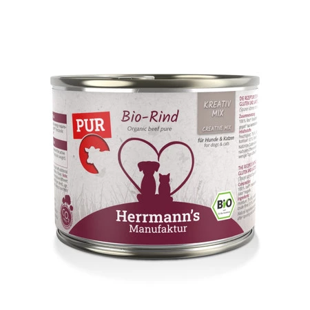 HERRMANN'S MANUFAKTUR Kreativ Mix Bio Rind - 100% wołowina ekologiczna (200g)