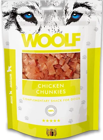 WOOLF Chicken Chunkies Kosteczki z Kurczaka 100g