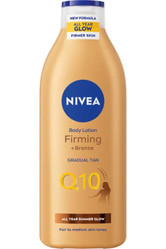 Ujędrniający balsam do ciała z efektem brązującym Firming + Bronze Q10 400ml
