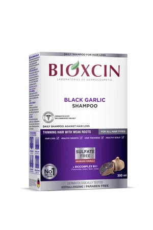 BIOTA BIOXCIN/BIOXSINE D.G. SZAMPON  Z CZARNYM CZOSNKIEM 300ml