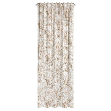 ZASŁONA GOTOWA SABA NA TAŚMIE 140 X 270 CM BIAŁY