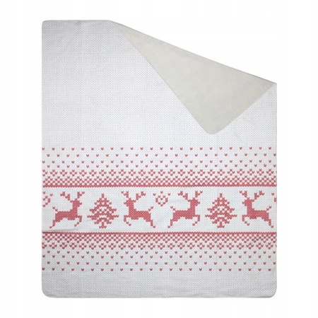 KOC ŚWIĄTECZNY NOEL 200 X 220 CM BIAŁY