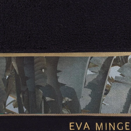 Ręcznik Eva 17 70 x 140 cm, Czarny