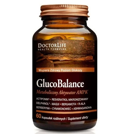 Doctor Life GlucoBalance suplement diety w trosce o poziom glukozy 60 kaps.