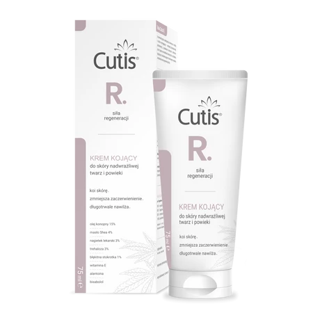 Cutis R–Regeneracja Krem kojący do skóry nadwrażliwej – twarz i powieki 75ml