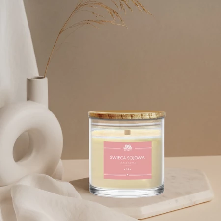 Świeca soj. zap. RÓŻA 150g