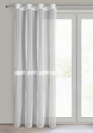 FIRANA GOTOWA ELIANA 140 X 260 CM BIAŁY