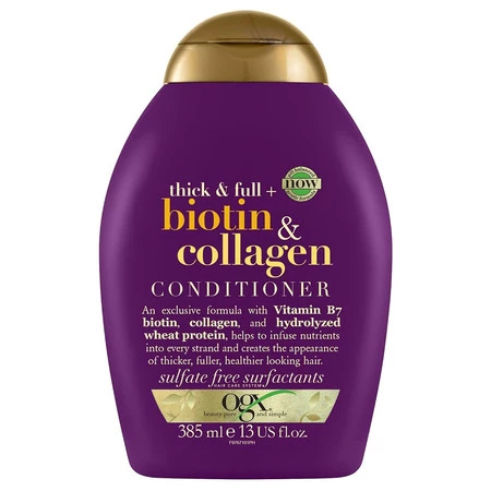 Organix − Biotyna i Kolagen, odżywka z biotyną i kolagenem − 385 ml