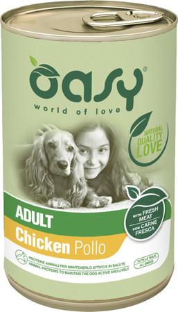 OASY Dog Lifestage Adult Pate Kurczak pasztet dla psa 400g