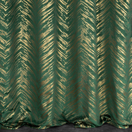 ZASŁONA GOTOWA SARA 140 X 250 CM CIEMNOZIELONY