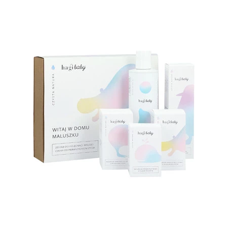 Hagi Baby − Zestaw do pielęgnacji małego ciałka od pierwszych dni życia − 1 szt.