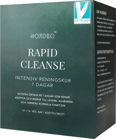 Nordbo, Rapid Cleanse detoks organizmu 28 kaps.