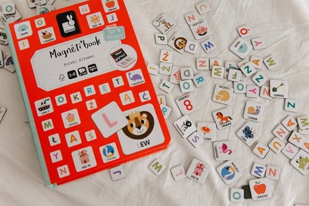 Janod Magnetyczna układanka Polski Alfabet Magnetibook