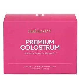 Natu Care Premium Colostrum 30 saszetek smak malina-czarny bez