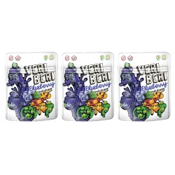 Zestaw 3x Veri Beri Bezglutenowe żelki jagoda 50 g