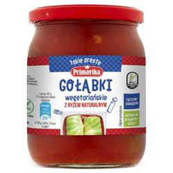 Gołąbki wegetariańskie z ryżem naturalnym bezglutenowe 480 g