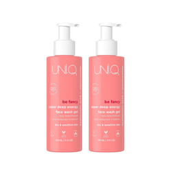 Zestaw: 2x Uni.Q be fancy żel do mycia twarzy 150 ml
