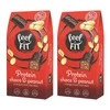 Zestaw 2x Feel FIT − Czekoladki proteinowe z orzechami − 83 g