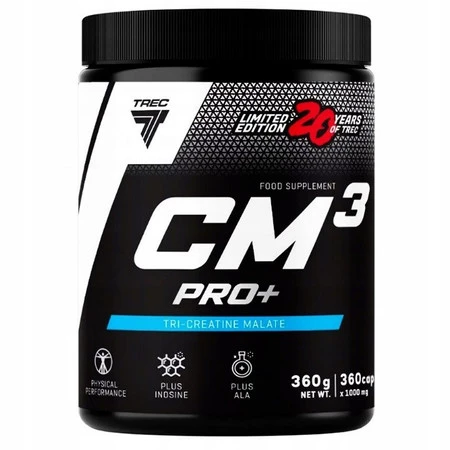 Trec CM3 PRO+ Jabłczan Kreatyny 360 kaps.