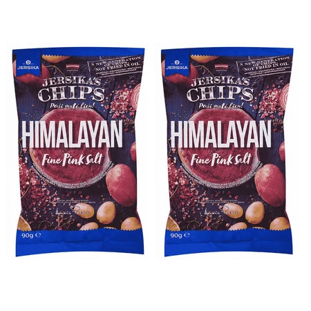 Zestaw 2x Chipsy ziemniaczane z solą himalajską 90 g