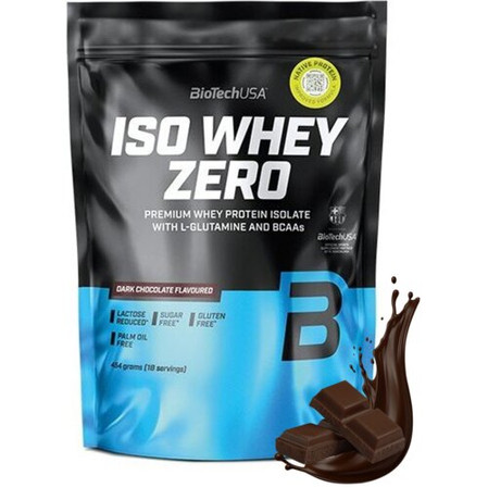 BioTech USA Iso Whey odżywka białkowa 454g smak czekolada