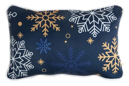 POSZEWKA ŚWIATECZNA CAROL04 30 X 45 CM GRANATOWY