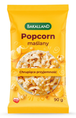 Bakalland Popcorn maślany 90 g