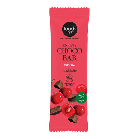 Choco Energy Bar Wiśnia w czekoladzie bez cukru 35g