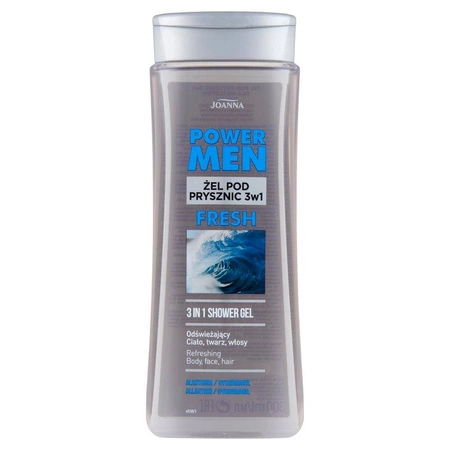 Power Men odświeżający szampon-żel pod prysznic 3w1 dla mężczyzn 300ml